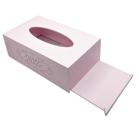 Cutie pentru servetele HOME, Roz, 25x14x9cm [3]