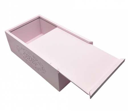Cutie pentru servetele HOME, Roz, 25x14x9cm [2]