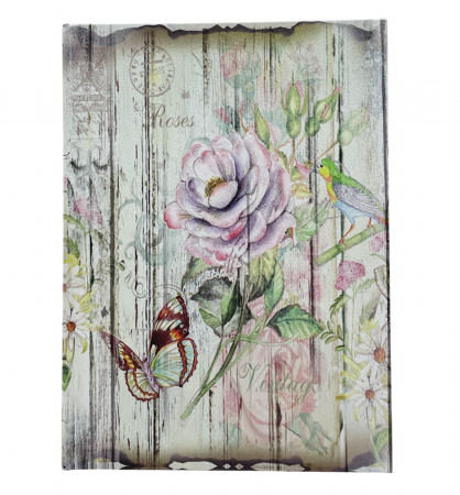 Cutie tip carte ROSES, 24x7x30cm, Lemn [2]