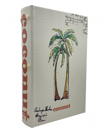 Cutii & Cosuri Depozitare - Cutie tip carte COCONUT, 12.5x3x21cm, Lemn