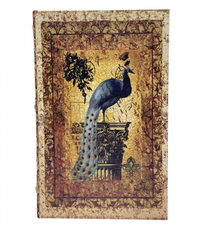 Cutie tip carte PEACOCK, 16x5x26cm, Lemn [2]