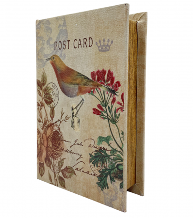 Cutie tip carte POST CARD, 18x5x24cm, Lemn [1]