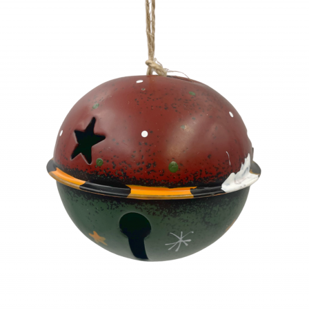 Glob Craciun Clopotel MAGIC, Verde, 8cm [1]