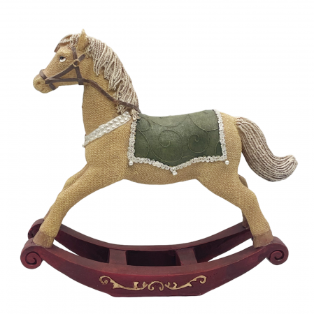 FIGURINE & PLUSURI - Decoratiune Craciun Calut balansoar CLOVER, 26x25cm