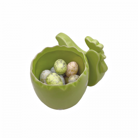 Gaina cu suport pentru ou SIMY, Verde, 9x8cm [2]