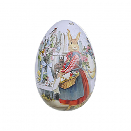 De Sezon - Ou - Cutie pentru bomboane BUNNY, 11cm, Metal