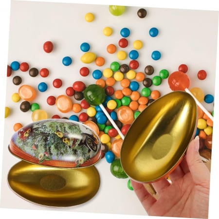 Ou - Cutie pentru bomboane BUNNY, 11cm, Metal [2]
