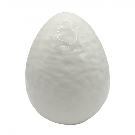 De Sezon - Ou decorativ LOLO, Alb, 9.5x12cm
