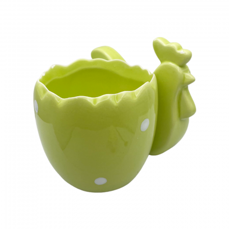 Gaina cu suport pentru ou SIMY, Verde, 9x8cm [1]