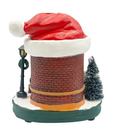 Decorațiune cu toneta, LED și muzică SANTA'S HOT CAFE– scenă de iarnă animată [2]