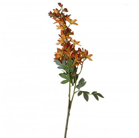 Creanga cu Flori artificiale ZELDA, Portocaliu, 85cm [1]