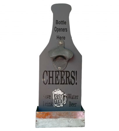 Desfacator sticle CHEERS, Gri, 11x30cm [1]