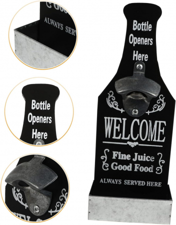 Desfacator sticle CHEERS, Gri, 11x30cm [3]