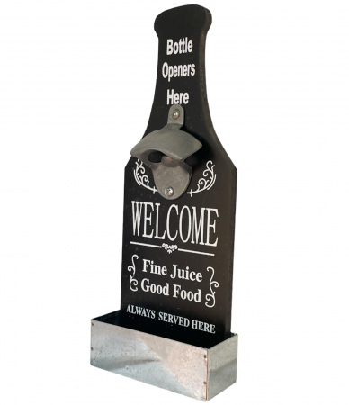 Pahare si Accesorii Bar - Desfacator sticle CHEERS, Gri, 11x30cm