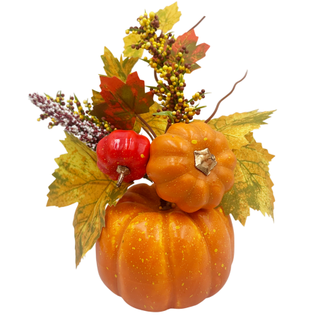 CASA & DECOR - Aranjament decorativ de toamna PUMPKIN GARDEN, 18 cm