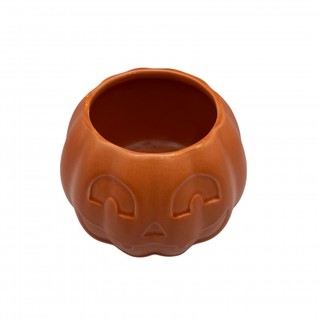 Dovleac ceramica - Suport lumanare SMILEY, 10x8cm [1]