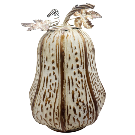 CASA & DECOR - Dovleac decorativ din metal RUSTIC HARVEST - 13x20x30 cm