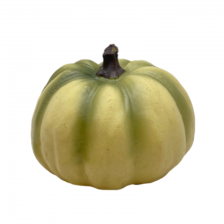 DE TOAMNA - Dovleac decorativ SEEDY, Crem/ Verde, 8x7cm