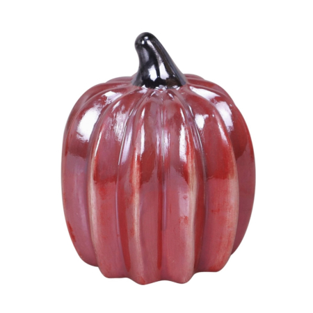 DE TOAMNA - Dovleac decorativ PEARL, Mov sangria, 7x9cm