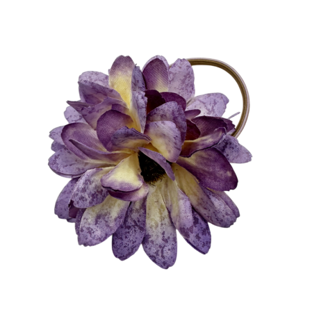 FASHION - Elastic de par ROMANTIC cu floare, Multicolor