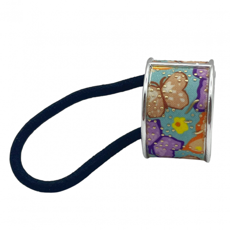 Accesorii De Par & Voalete & Diverse - Elastic pentru par FLORENCE cu inel, Argintiu