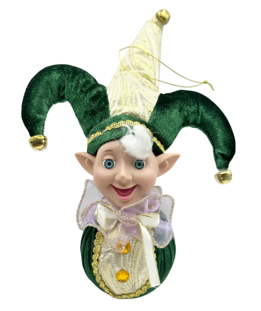 Globuri De Brad - Elf decor brad Craciun TIMMY, Verde, 25cm