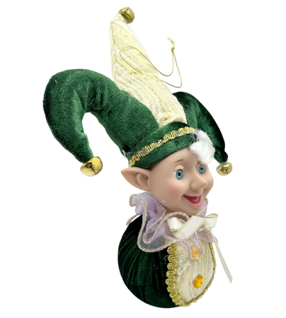 Elf decor brad Craciun TIMMY, Verde, 25cm [1]