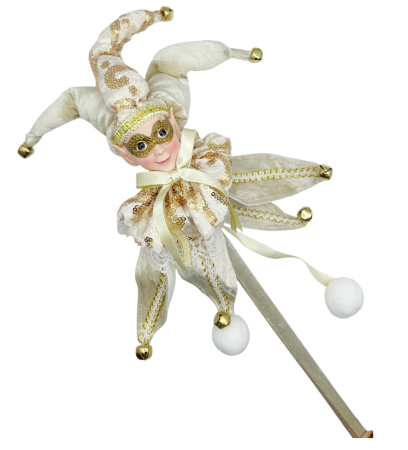 CRACIUN MAGIC - Elf decor Craciun BUDDY, Auriu, 40cm
