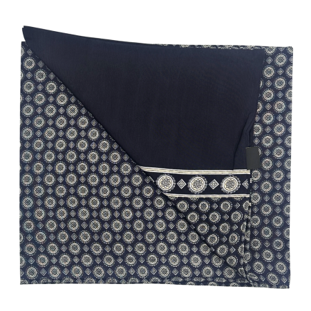 Esarfa barbati MILANO, Negru cu model geometric [1]