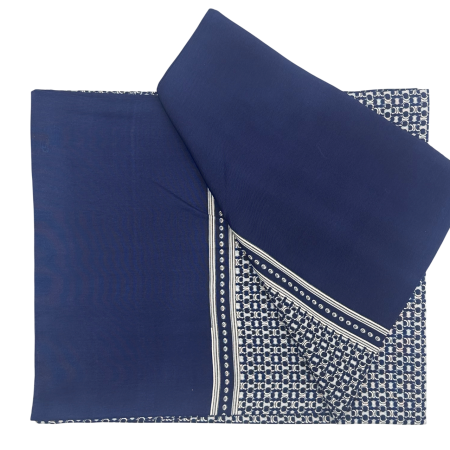 Esarfa barbati MONACO, Bleumarin cu model geometric [1]