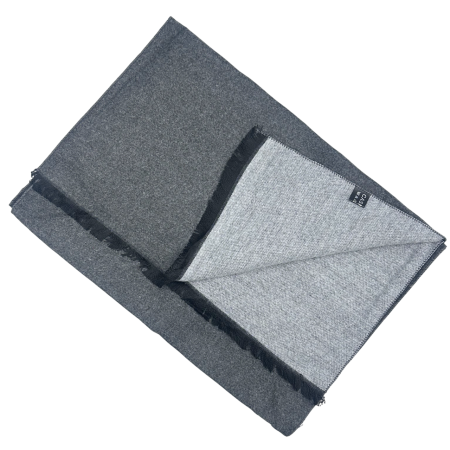 Esarfa barbati - Fular Cashmere ADAM, Reversibil, Gri [1]