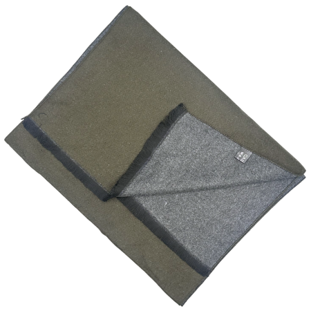 Esarfa barbati - Fular Cashmere ADAM gri cu verde kaki [1]