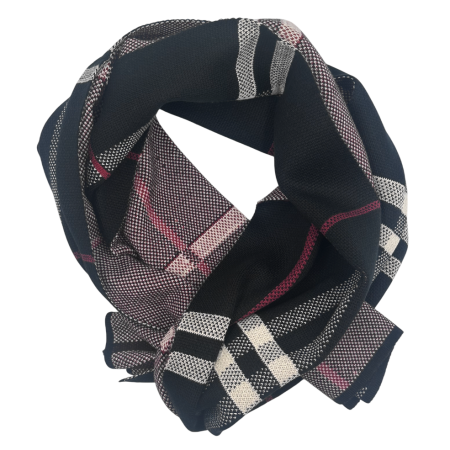 Esarfa barbati Cashmere CESARE, Negru, 36x180cm [1]