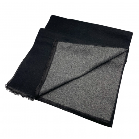Esarfa barbati Cashmere DOUGLAS, Negru Gri inchis [2]
