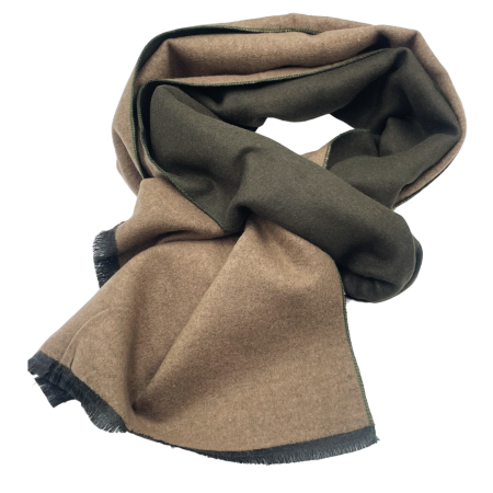 Esarfe & Fulare Barbatesti - Esarfa barbati Cashmere DOUGLAS, Verde/ Bej