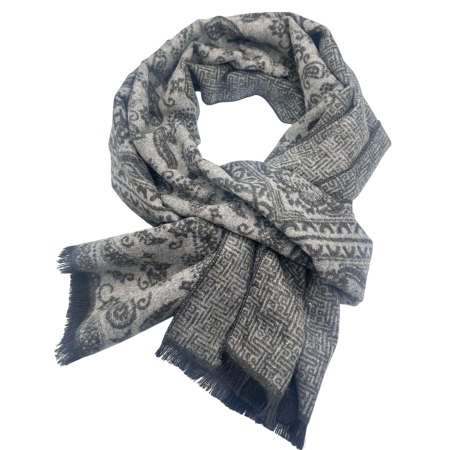 Esarfa barbati Casmir MONTCLAIR reversibila gri [2]