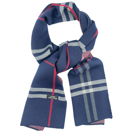 Esarfe & Fulare - Esarfa barbati WINDSOR in carouri - Bleumarin, 30x190 cm