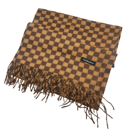 Esarfa Cashmere CHESS, Maro, 70x180cm [1]