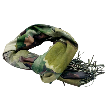 Esarfa Dama 70x180 cm cu Imprimeu Artistic Flori Verde [3]