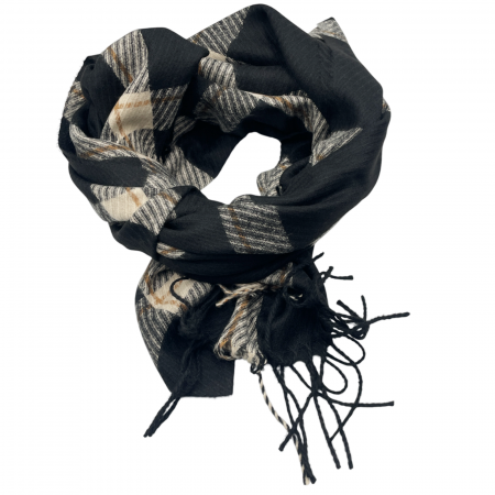 Esarfa Cashmere LICIA, Negru, 60x185cm [2]
