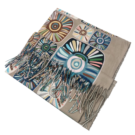 Esarfa Cashmere MYSTIC, Bej taupe, 70x180cm [1]