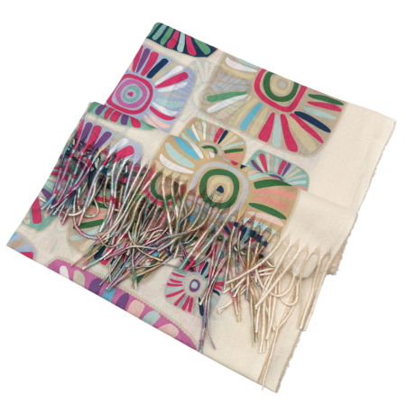 Esarfa Cashmere MYSTIC, Roz banan, 70x180cm [2]