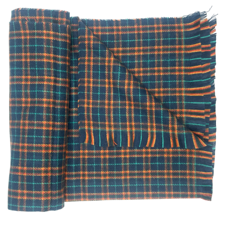 Esarfa Cashmere SCOTISH, Albastru, 67x180cm [2]