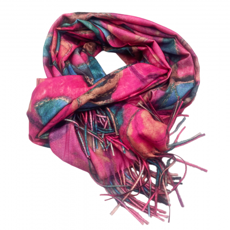 Esarfa Cashmere CAMERON, Fucsia, 70x180cm [1]