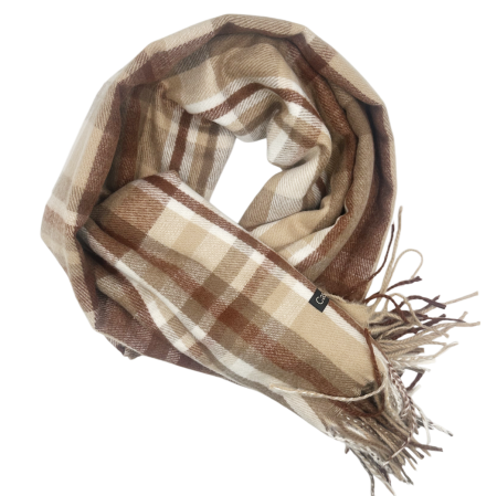Esarfa Cashmere FEDERICA, Maro Bej, 60x185cm [1]