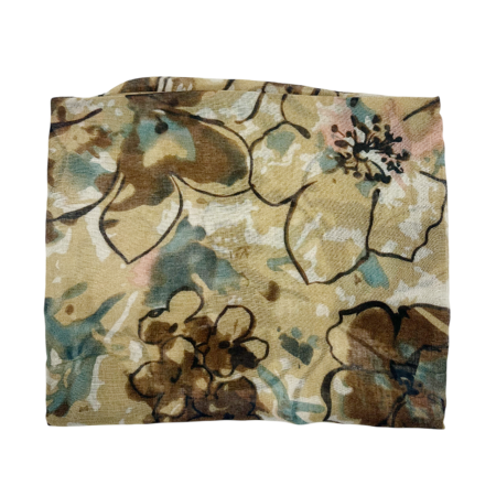 Esarfa cu flori KATHY, Bej, 70x180cm [1]