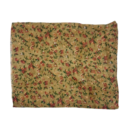 Esarfa cu flori LUCILLE, Maro, 70x180cm [1]