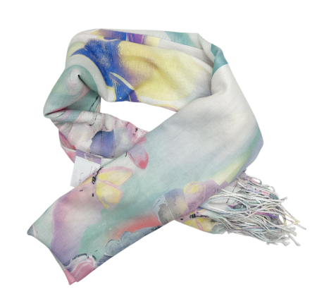 Esarfa cu fluturi CALISTA, Mov, 70x170cm [1]