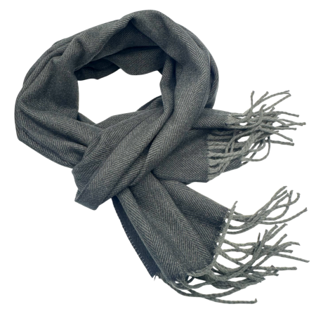 Esarfe & Fulare - Esarfa unisex ASHFORD cu franjuri verde