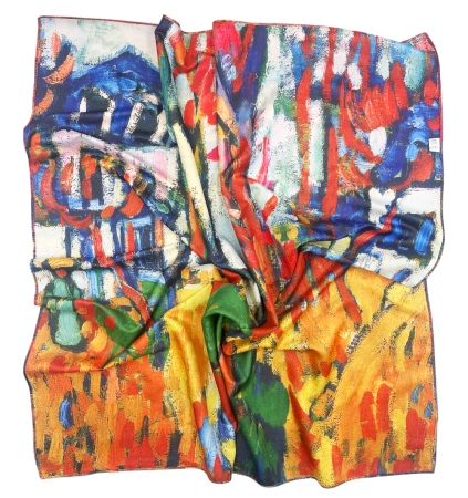 Esarfa dama ADELAIDE, Cu 2 fete, 70x70cm [2]